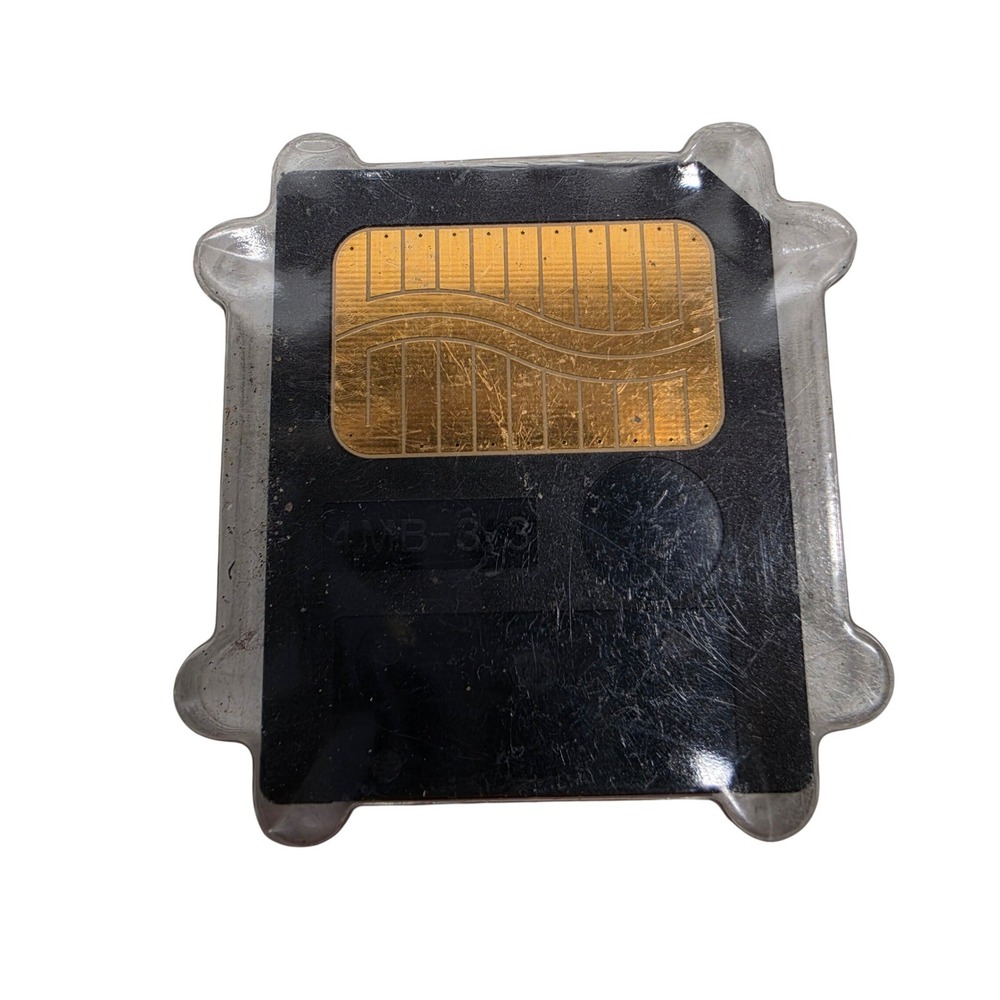 Sanyo‎ SmartMedia 4MB Memory Card Black Vintage Flash Storage 4U20B19600